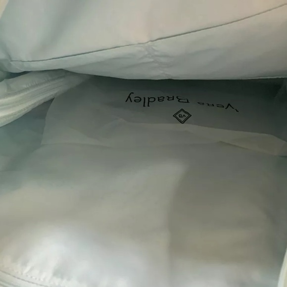 VERA BRADLEY Essential Large Backpack Far Out Floral + Lunch Bag School Blue - Picture 7 of 8